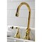 Kingston Brass KS2982CFL Century Widespread Bathroom Faucet W/ Brass Pop-Up, Brass KS2982CFL - alternate 6
